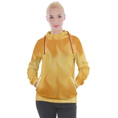 Gold Flame Ombre Women s Hooded Pullover by SpinnyChairDesigns