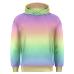 Pastel Rainbow Ombre Men s Overhead Hoodie by SpinnyChairDesigns