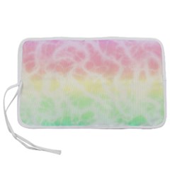 Pastel Rainbow Tie Dye Pen Storage Case (l) by SpinnyChairDesigns