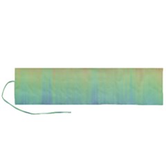 Pastel Rainbow Gradient Roll Up Canvas Pencil Holder (l) by SpinnyChairDesigns