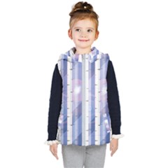 Birch Tree Forest Digital Kids  Hooded Puffer Vest by Mariart