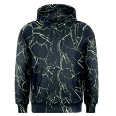 Neon Silhouette Leaves Print Pattern Men s Core Hoodie by dflcprintsclothing