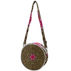 Earth Can Be A Beautiful Flower In The Universe Crossbody Circle Bag