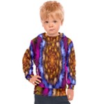 Fractal Flower Kids  Hooded Pullover