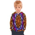 Fractal Flower Kids  Overhead Hoodie