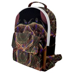 Fractal Geometry Flap Pocket Backpack (small) by Sparkle