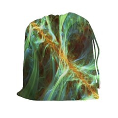 Abstract Illusion Drawstring Pouch (2xl) by Sparkle