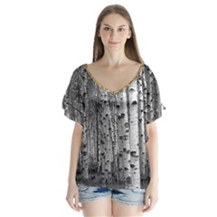 Golden Dragon Jpg4 Il 570xn 362135373 Ls4z V-neck Flutter Sleeve Top by chpa