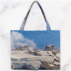 Snowy Andes Mountains, Patagonia - Argentina Mini Tote Bag by dflcprintsclothing