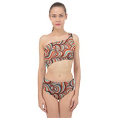 Psychedelic Swirls Spliced Up Two Piece Swimsuit by Filthyphil