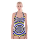 Psychedelic Blackhole Boyleg Halter Swimsuit  View1