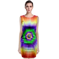 Psychedelic Trance Classic Sleeveless Midi Dress by Filthyphil