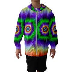 Psychedelic Big Bang Kids  Hooded Windbreaker by Filthyphil