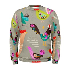 Scandinavian Birds Feather Weather Men s Sweatshirt by andStretch