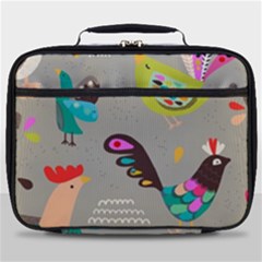 Scandinavian Birds Feather Weather Full Print Lunch Bag by andStretch