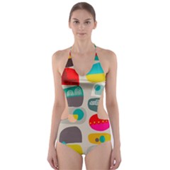 Scandinavian Balancing Act Cut-out One Piece Swimsuit by andStretch