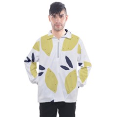 Laser Lemons Men s Half Zip Pullover by andStretch