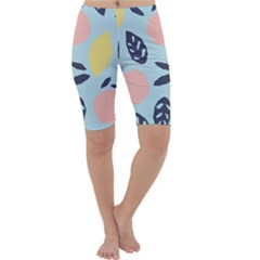 Orchard Fruits Cropped Leggings  by andStretch