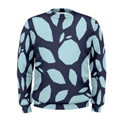 Orchard Fruits In Blue Men s Sweatshirt by andStretch