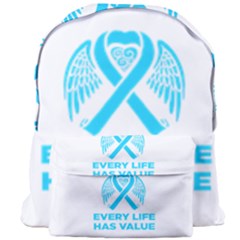 Child Abuse Prevention Support  Giant Full Print Backpack by artjunkie