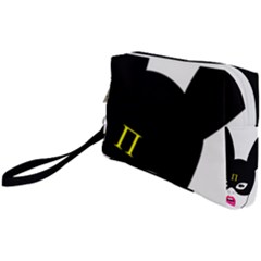 Bunny Girl Mask Wristlet Pouch Bag (small)