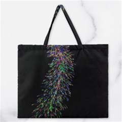 Galaxy Space Zipper Large Tote Bag