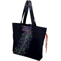Galaxy Space Drawstring Tote Bag by Sabelacarlos