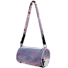 Colorful Overcast, Pink,violet,gray,black Mini Cylinder Bag by MartinsMysteriousPhotographerShop