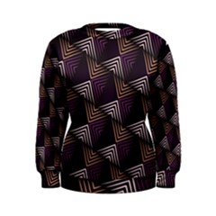 Zigzag Motif Design Women s Sweatshirt by tmsartbazaar