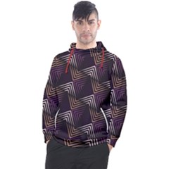 Zigzag Motif Design Men s Pullover Hoodie by tmsartbazaar