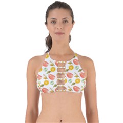 Citrus Gouache Pattern Perfectly Cut Out Bikini Top by EvgeniaEsenina