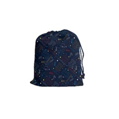 Traditional Tribal Pattern Drawstring Pouch (small) by tmsartbazaar