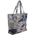 Andes Mountains Aerial View, Chile Zip Up Canvas Bag View2