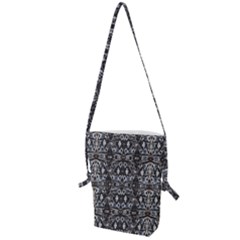 Modern Tribal Geometric Print Folding Shoulder Bag by dflcprintsclothing