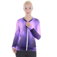 Violet Spark Casual Zip Up Jacket by Sparkle