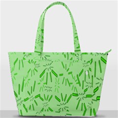 Electric Lime Back Pocket Shoulder Bag 