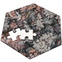 Autumn Leafs Wooden Puzzle Hexagon View3