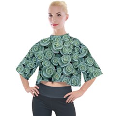 Realflowers Mock Neck Tee by Sparkle