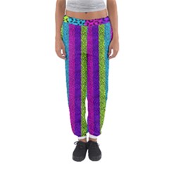 Glitter Strips Women s Jogger Sweatpants