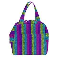 Glitter Strips Boxy Hand Bag