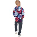 Flowers Pattern Kids  Hooded Pullover View2