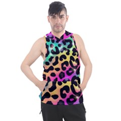 Animal Print Men s Sleeveless Hoodie