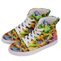 Rainbow Flamingos Men s Hi-Top Skate Sneakers View2