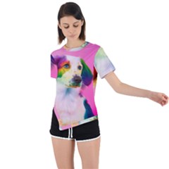 Rainbowdog Asymmetrical Short Sleeve Sports Tee