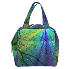 Rainbow Rain Boxy Hand Bag