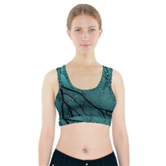 Raindrops Sports Bra With Pocket by Sparkle