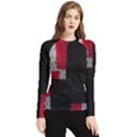 Abstract Tiles Women s Long Sleeve Rash Guard View1