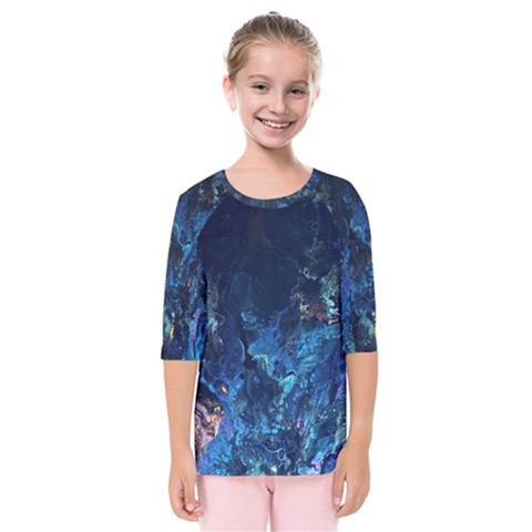  Coral Reef Kids  Quarter Sleeve Raglan Tee by CKArtCreations