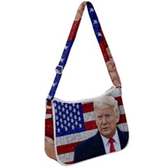 Trump President Sticker Design Zip Up Shoulder Bag by dflcprintsclothing