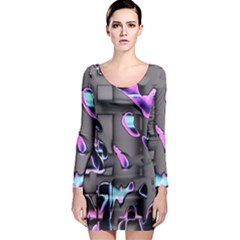 D B  Long Sleeve Bodycon Dress by MRNStudios